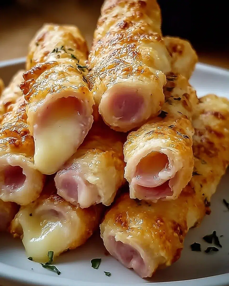 Bâtonnets salés au jambon et au fromage : une recette délicieuse à tester !