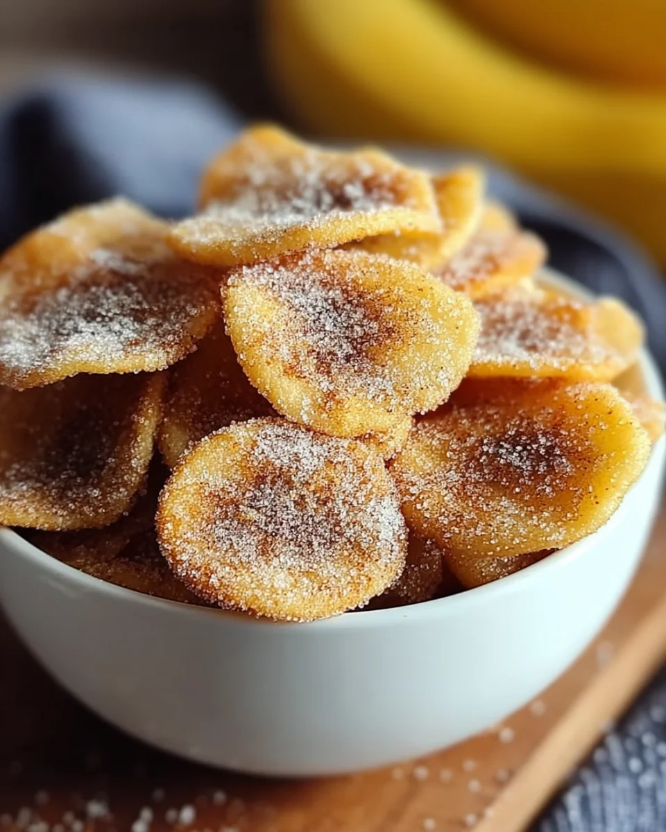 Croustillants de Bananes au Sucre et à la Cannelle, un délice!