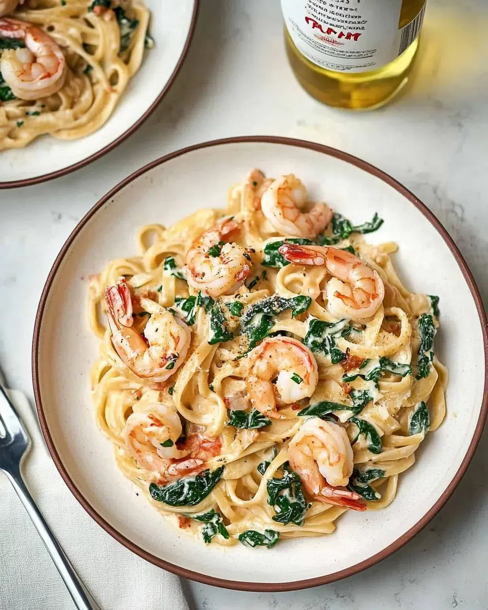 Pâtes crémeuses aux crevettes à la mode toscane : un délice à découvrir !