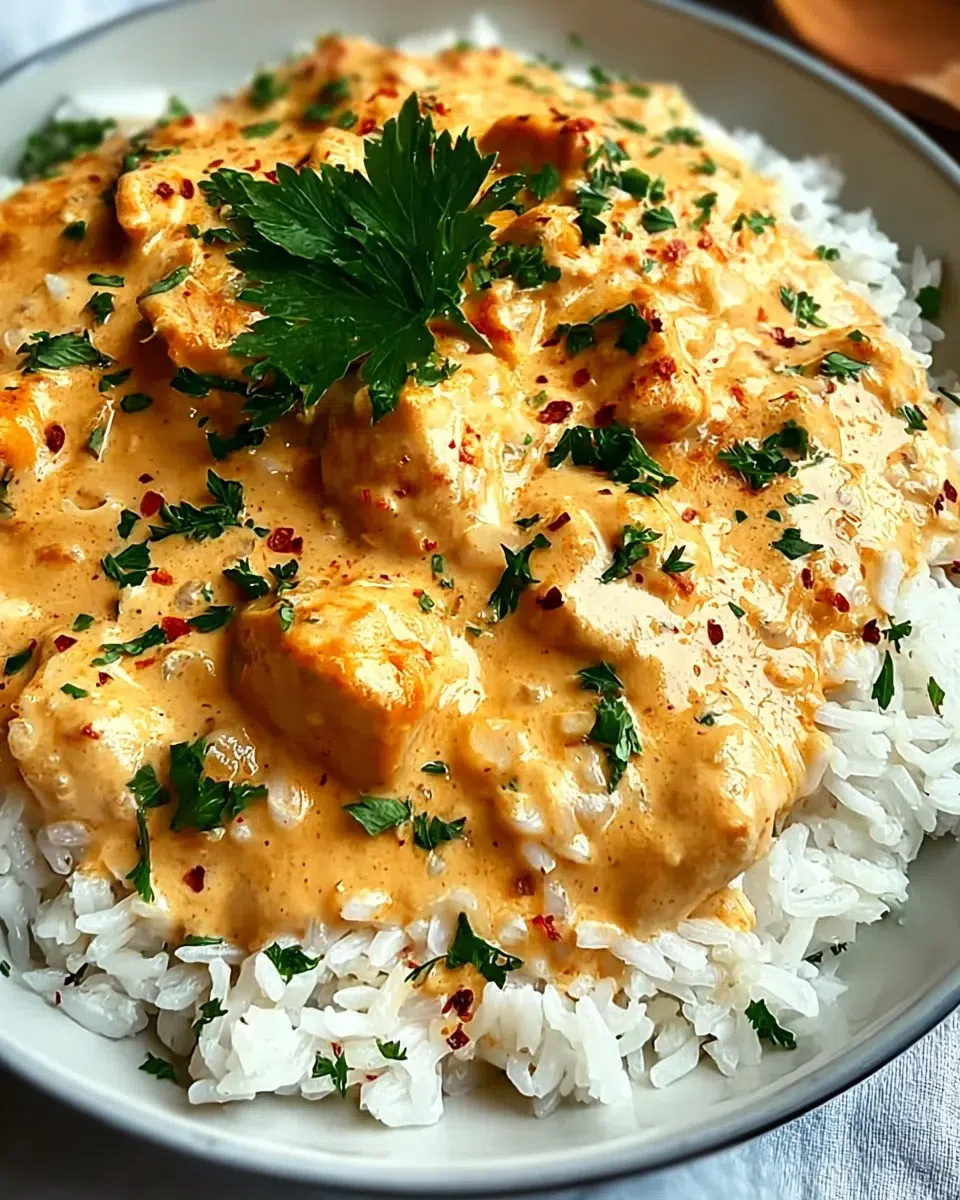 Poulet Crémeux et Riz : Réveillez vos papilles aujourd'hui !