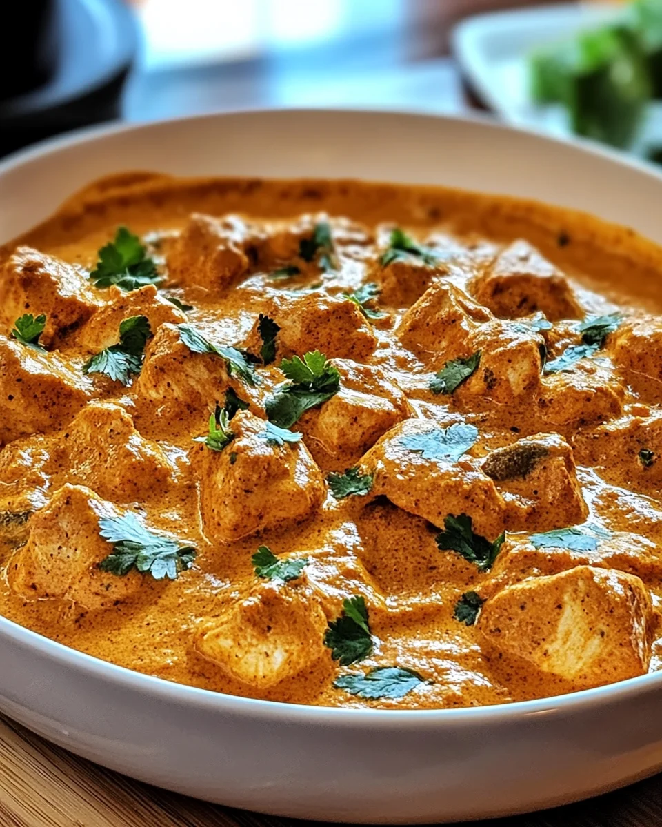 Poulet Tikka Masala à la Française : recette irrésistible !