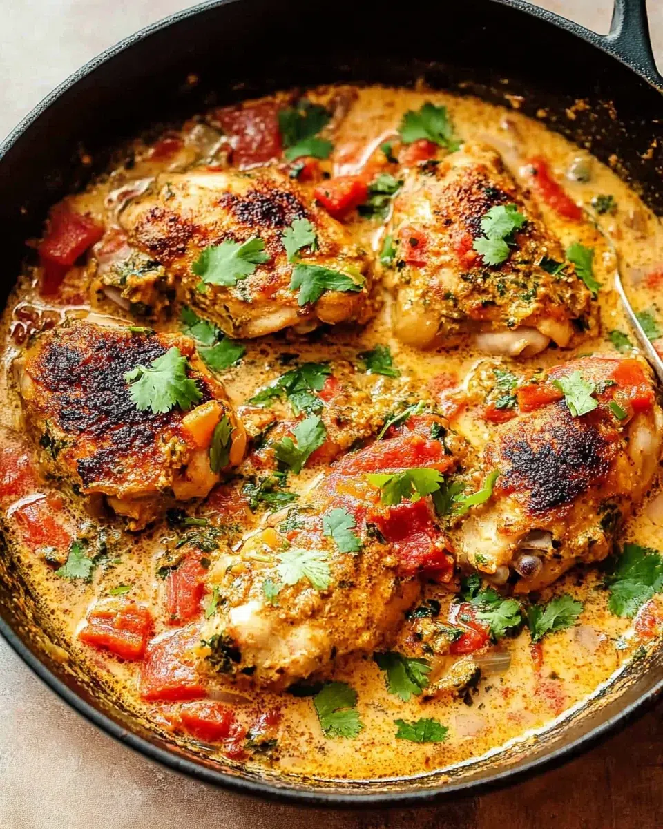 Poulet au lait de coco avec épices : découvrez une recette savoureuse !