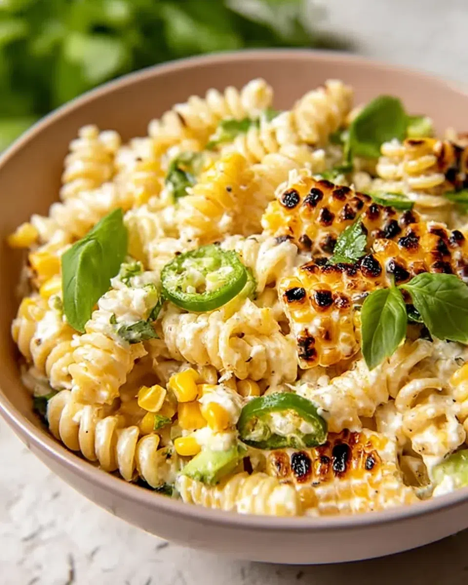 Salade de Pâtes Crémeuse à l’Épi de Maïs : Un délice à découvrir !