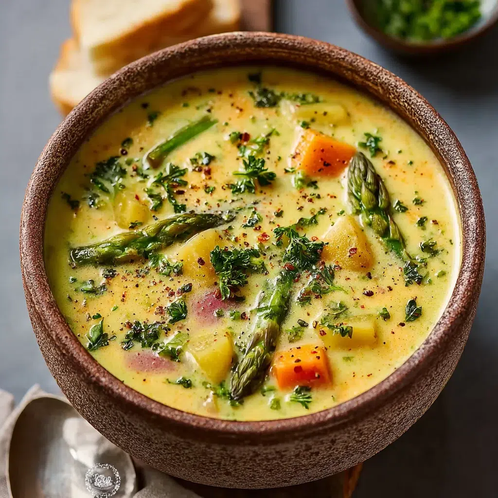 Soupe Crémeuse de Légumes de Printemps : Un délice facile !