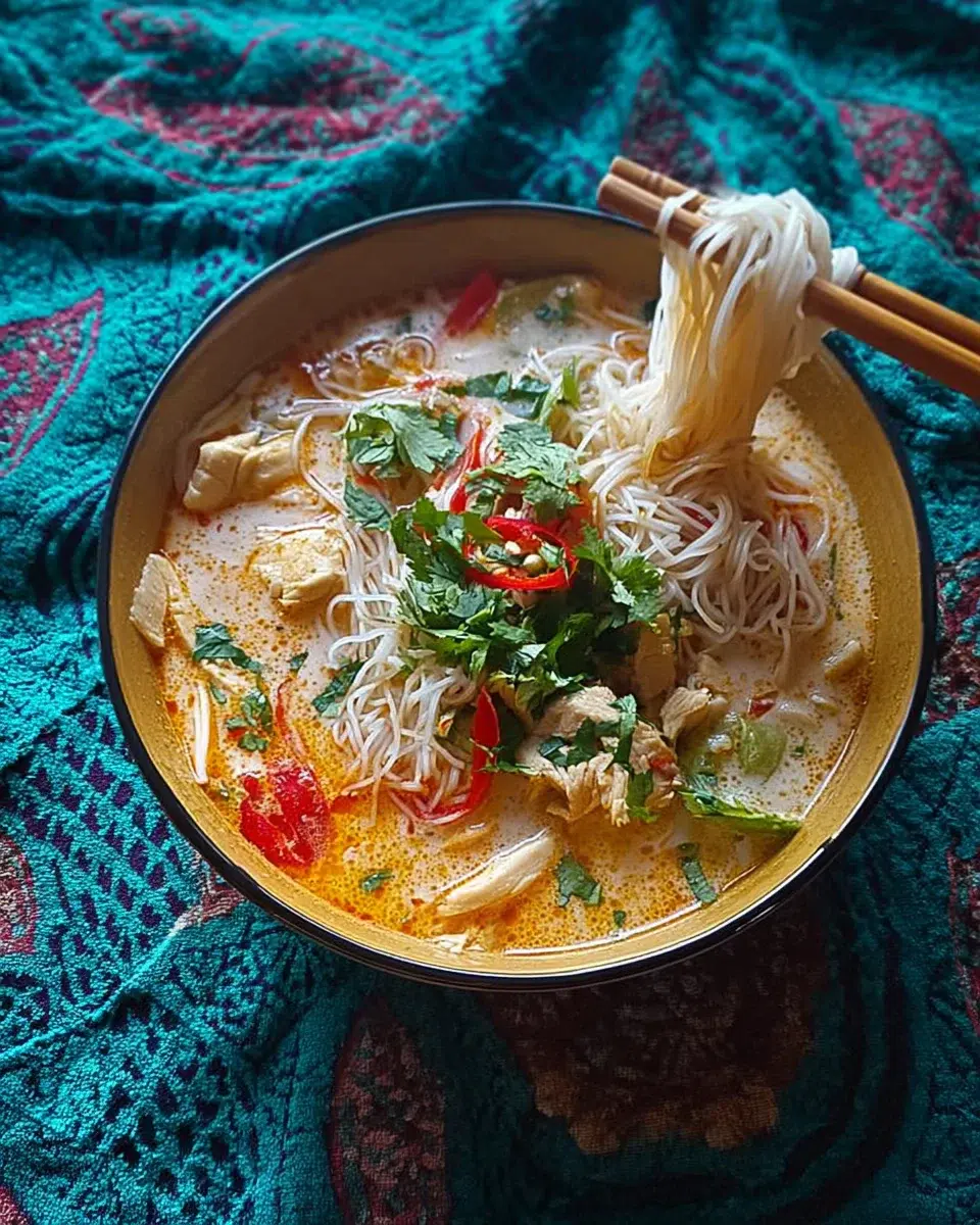Soupe Thaïe au Poulet et Lait de Coco : Savourez-la maintenant !