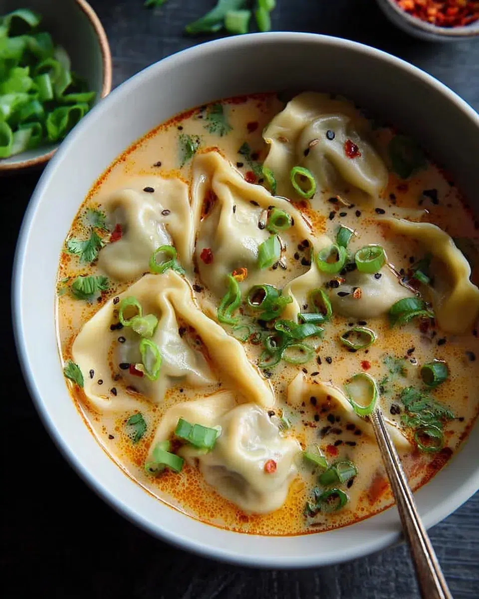 Soupe de Raviolis Crémeuse Thaïlandaise : une recette irrésistible !