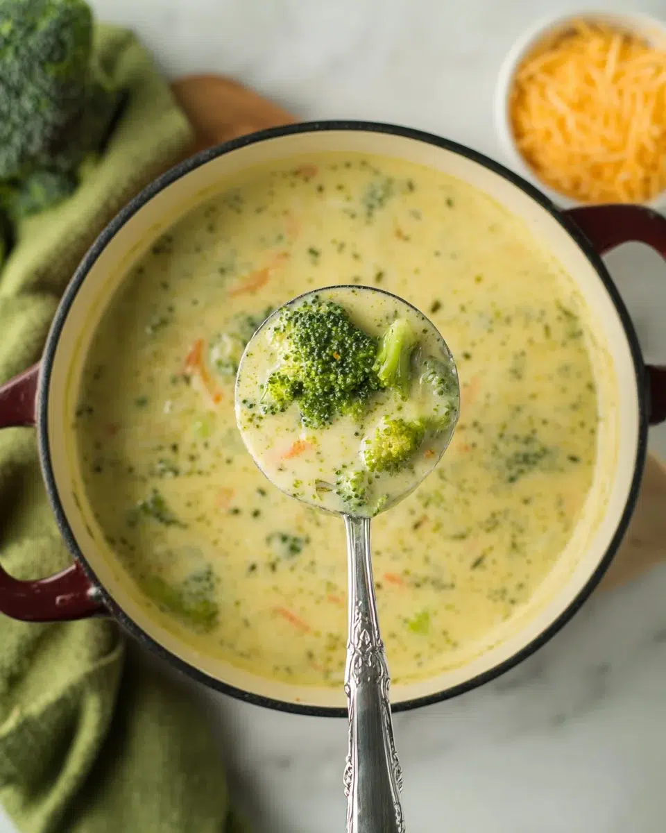 Soupe de brocoli au cheddar : un régal crémeux à découvrir !