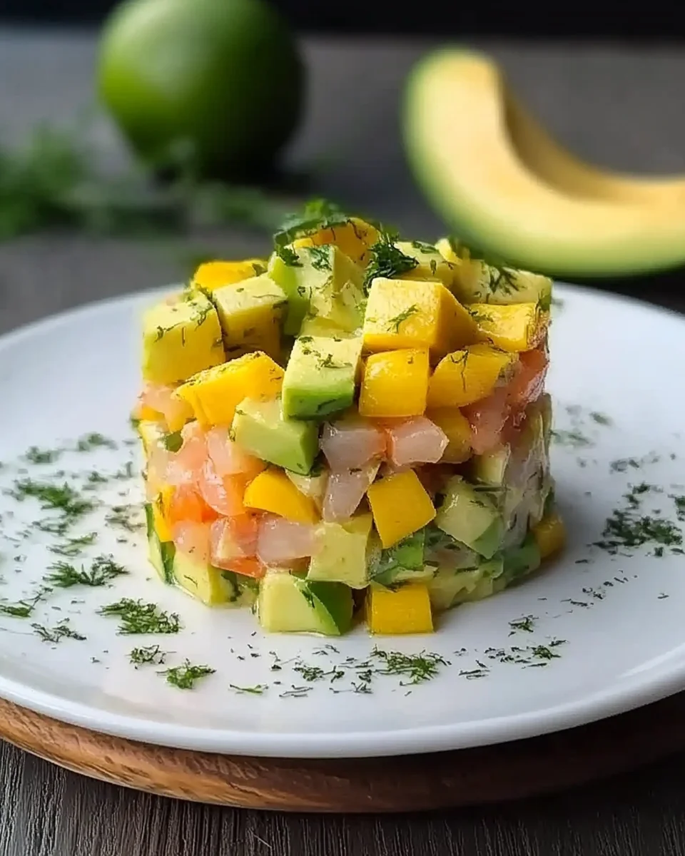 Tartare de Crevettes, Avocat et Mangue : une recette délicieuse à découvrir !