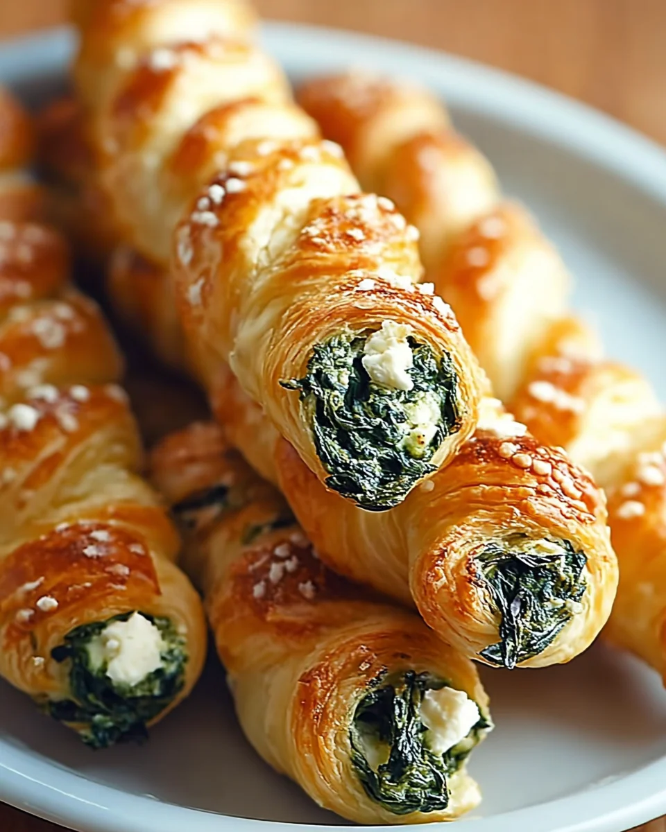 Torsades de pâte feuilletée aux épinards et à la feta : Découvrez cette recette savoureuse et facile à réaliser !