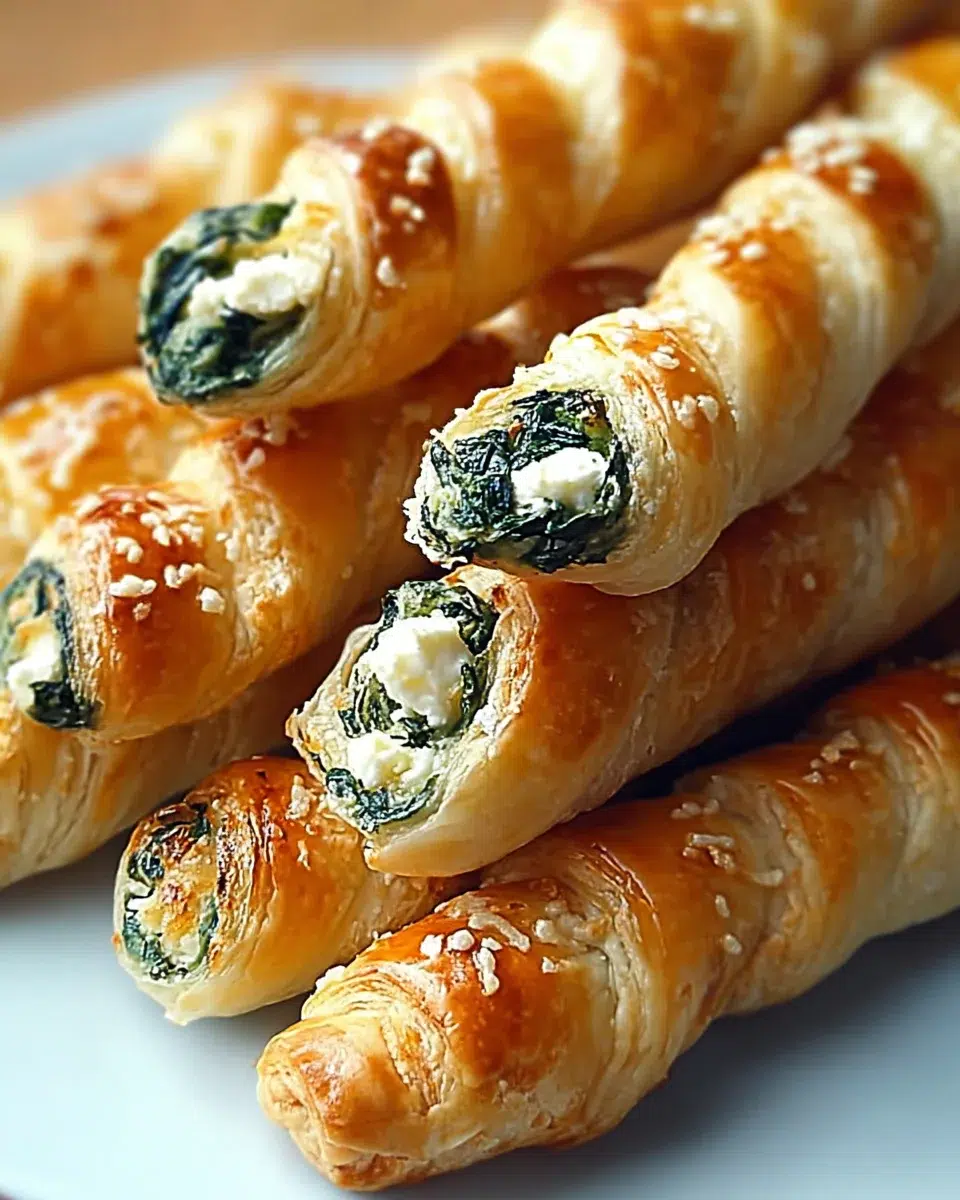 Torsades feuilletées aux épinards et à la feta : régalez-vous !