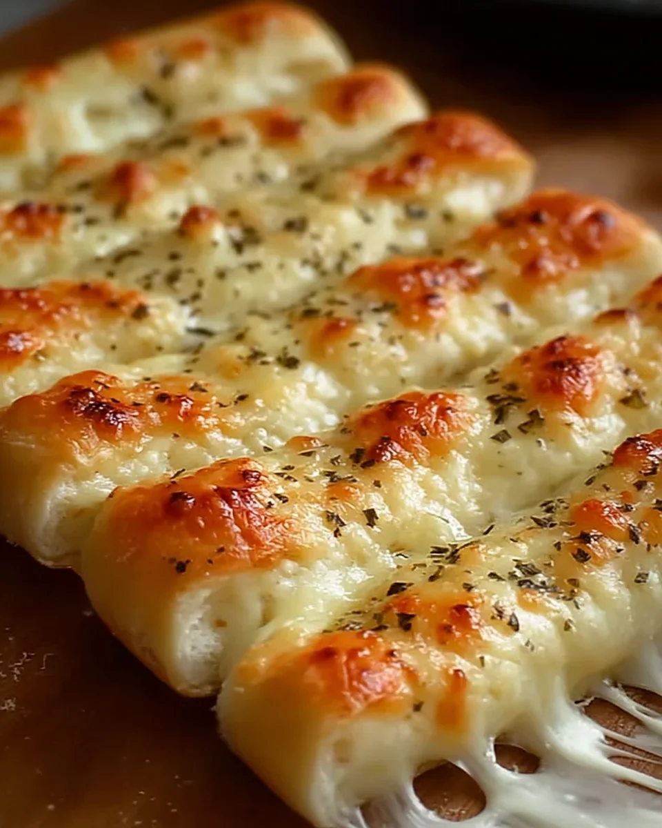 Bâtonnets de pain au fromage : une recette irrésistible !