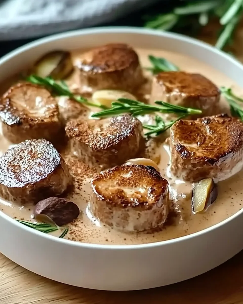 Blanquette de Filet Mignon de Porc aux Champignons : Savourez cette recette délicieuse et facile à préparer !