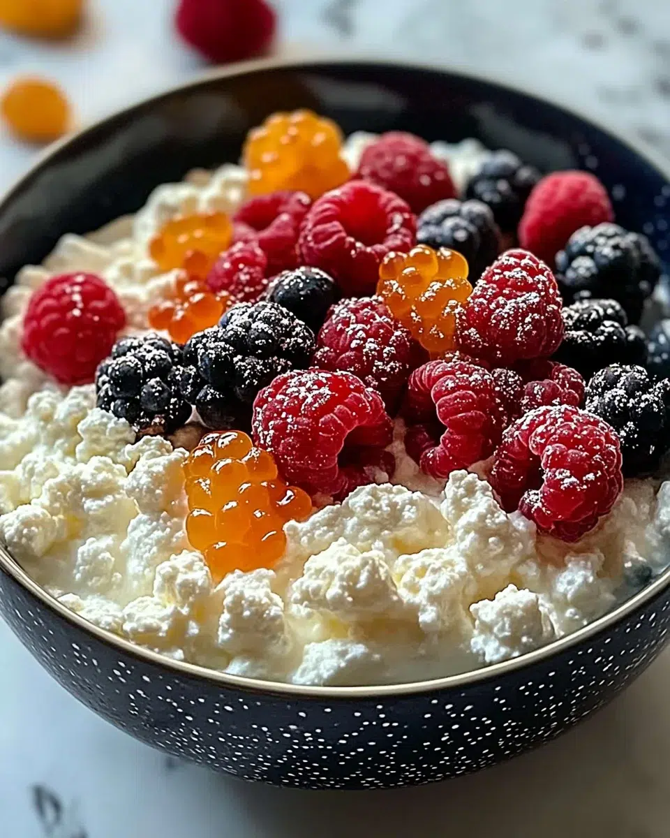 Bol de petit-déjeuner au fromage cottage : recette saine à découvrir !