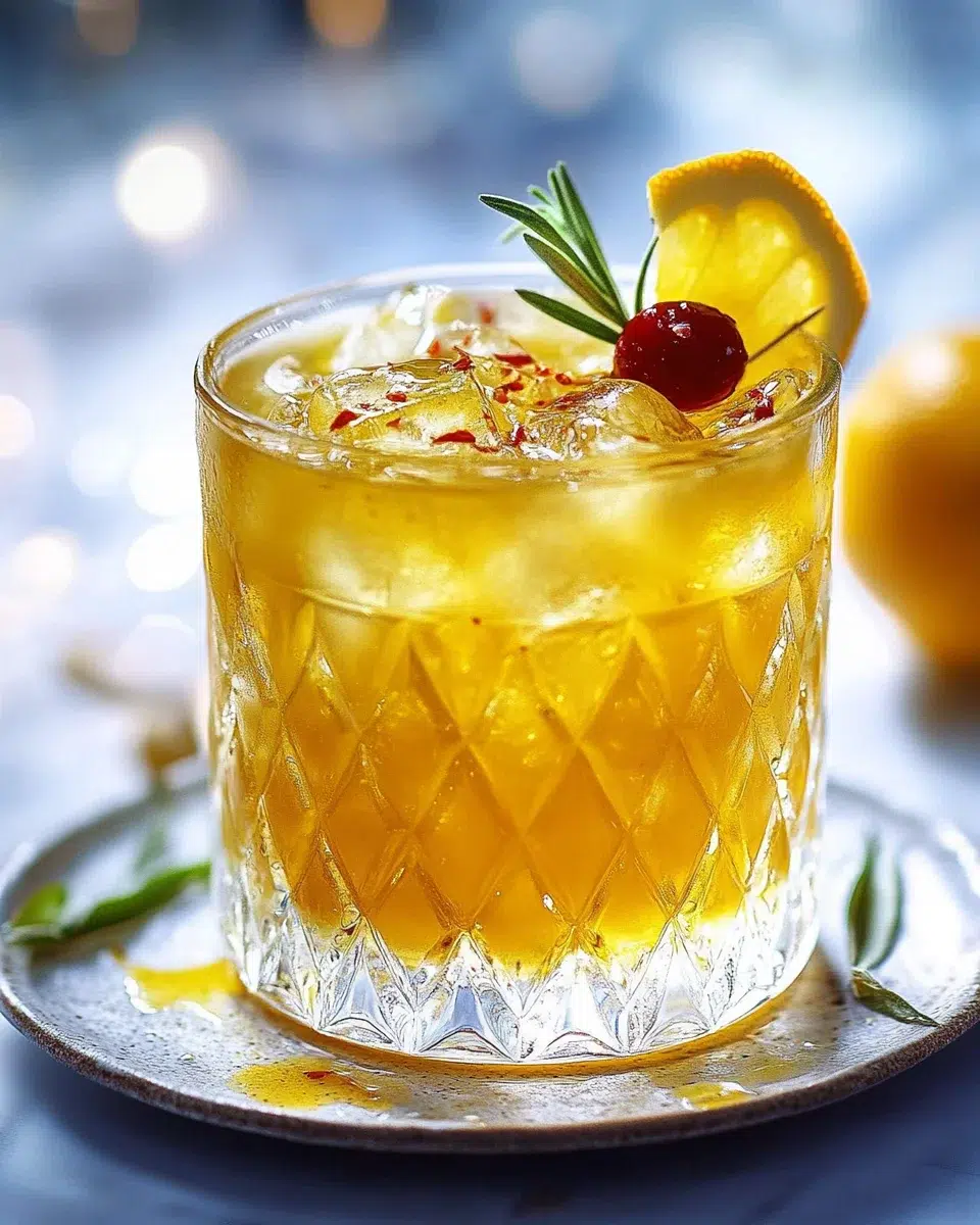 Cocktail Miel Citron Safran : une recette délicieuse à découvrir !
