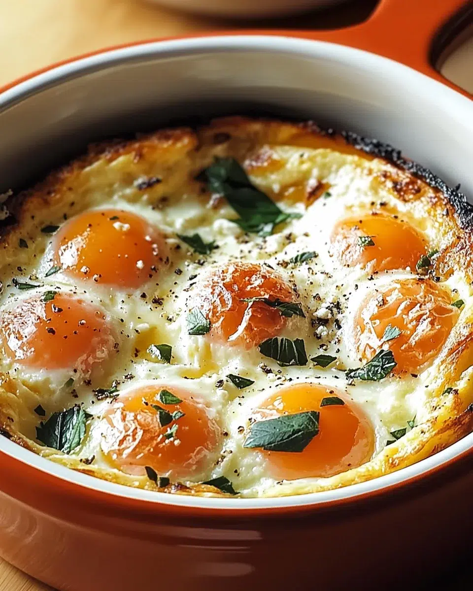 Oeufs à la Feta au Four : une recette savoureuse à essayer !