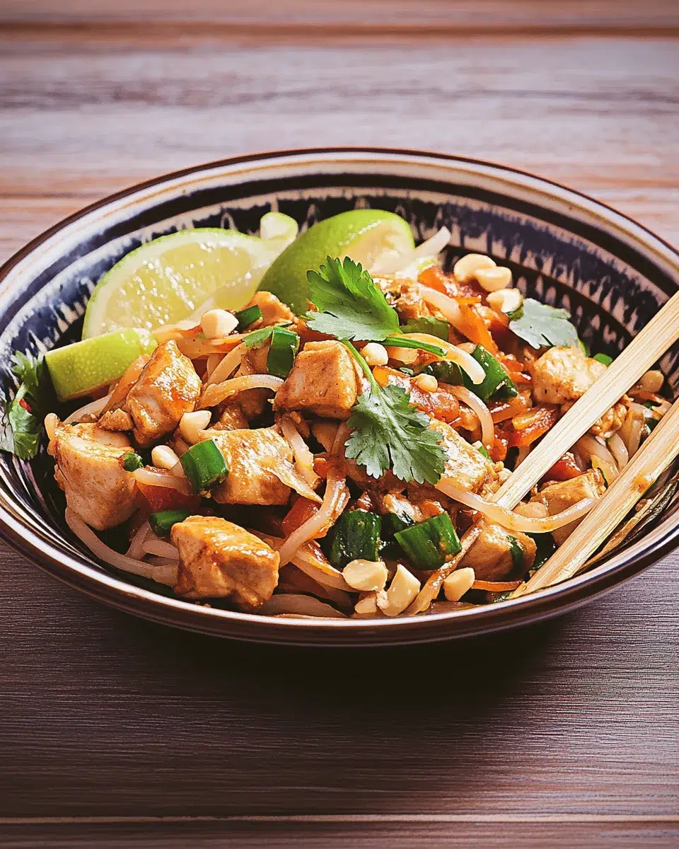 Pad Thaï au Poulet et Cajou : Découvrez la recette savoureuse !