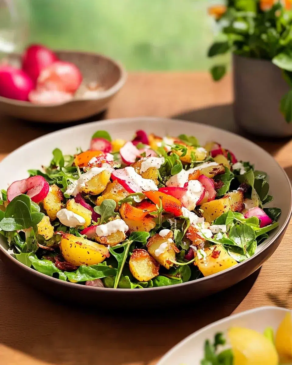 Salade Estivale aux Crispy Potatoes : Une recette délicieuse à essayer !