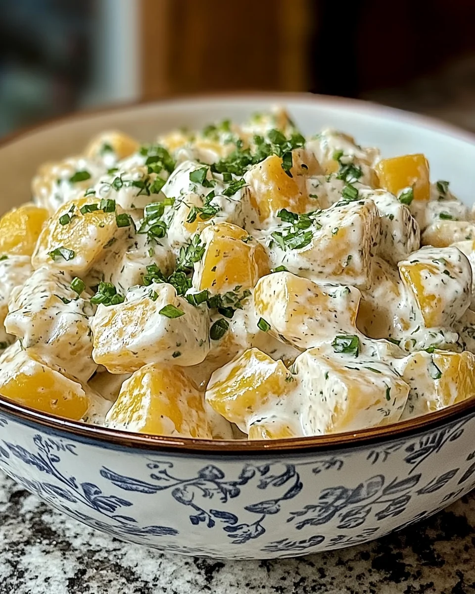 Salade de Pommes de Terre Crémeuse : Réveillez vos papilles !