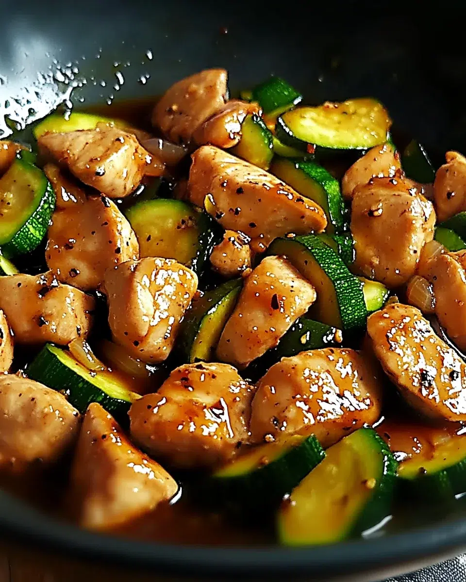 Sauté de Poulet aux Courgettes et Sauce Soja : savourez cette recette facile !