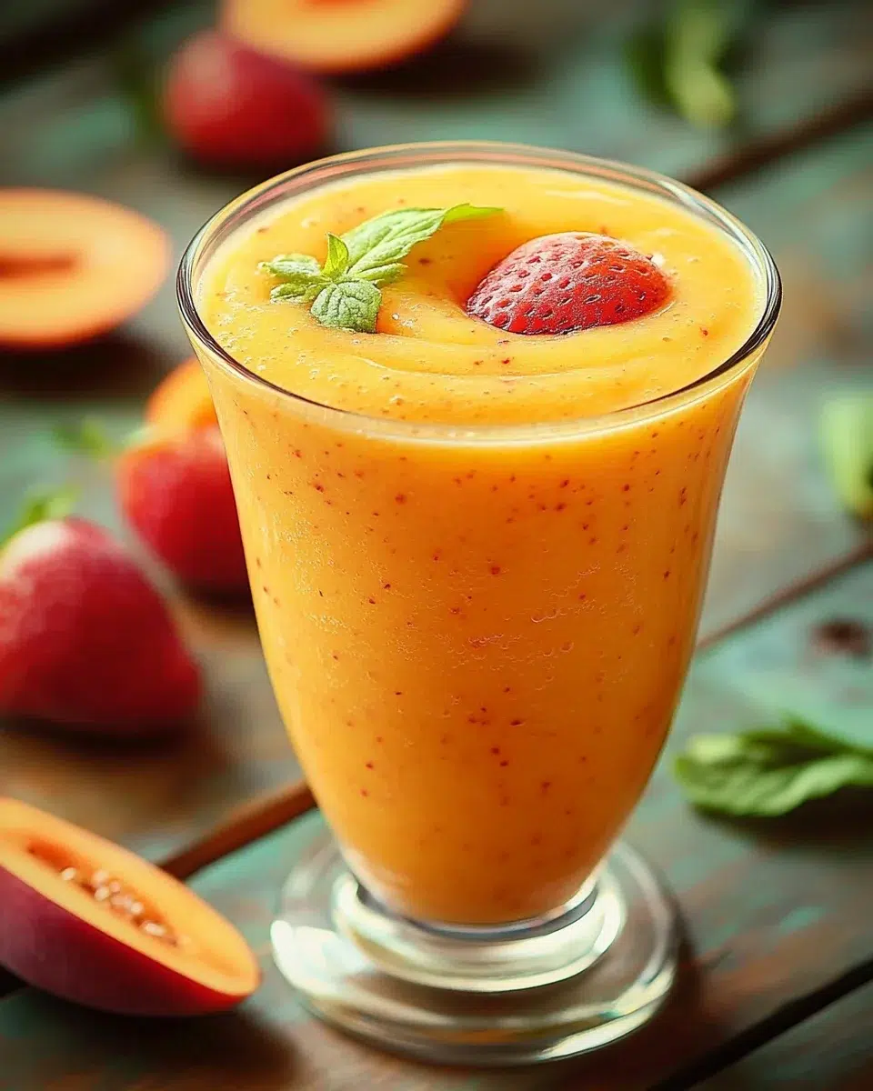 Smoothie Pêche-Abricot : découvrez la recette parfaite !