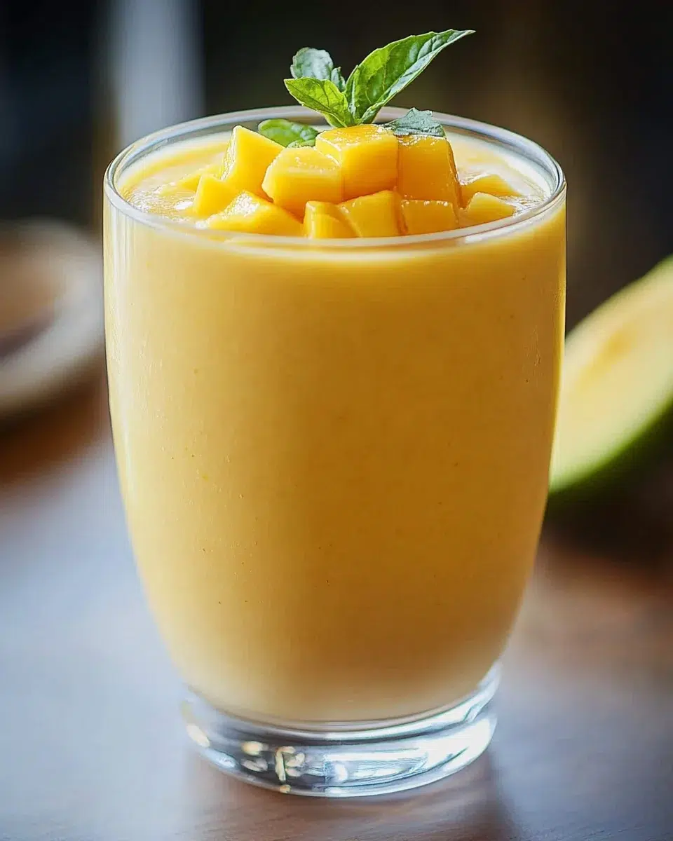 Smoothie Tropical à la Mangue : recette délicieuse et facile !