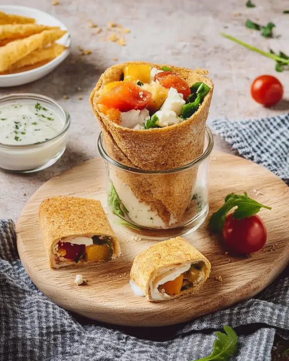 Wraps de Chèvre Pané et Légumes : une recette irrésistible !