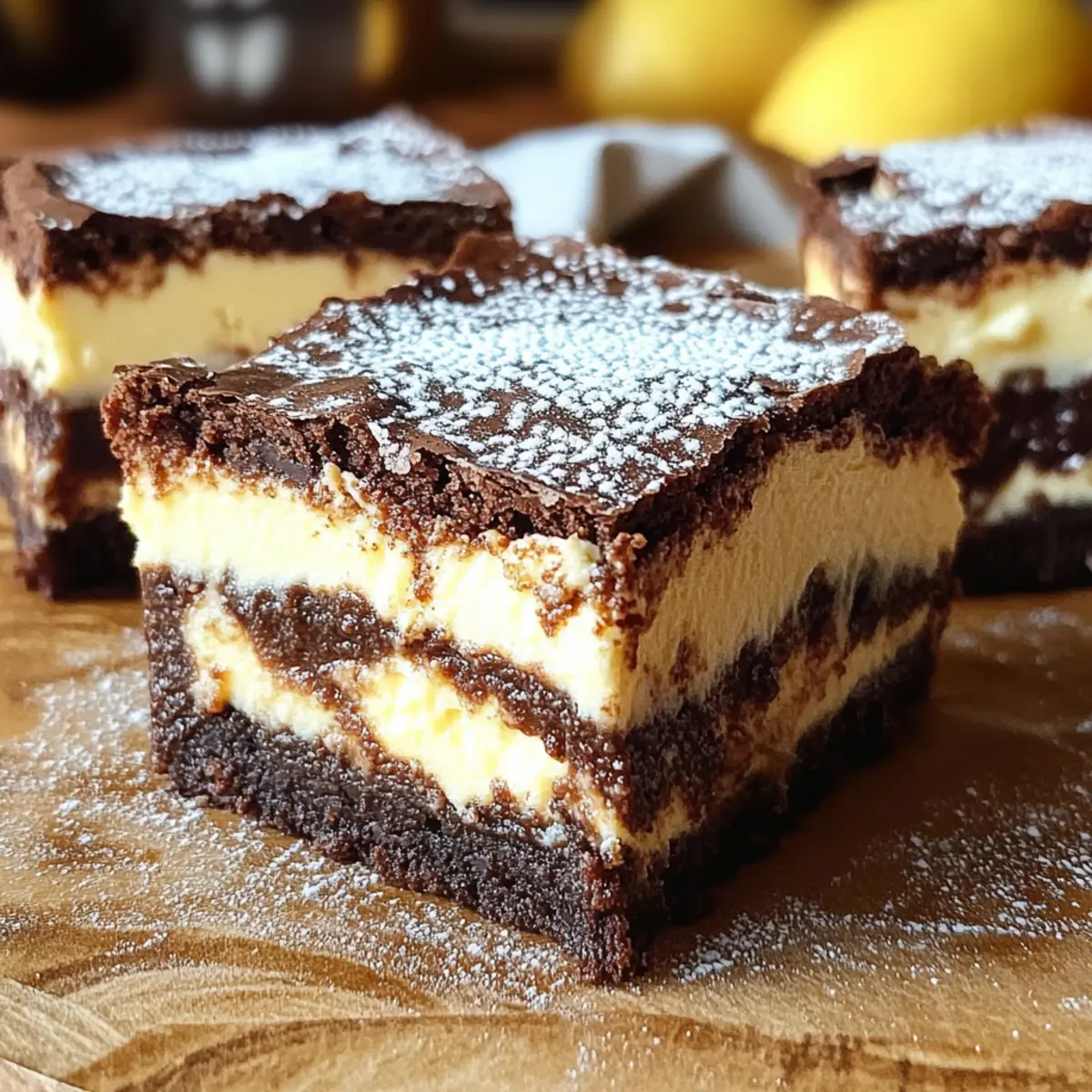 Brownies au fromage crémeux Simple et Délicieux