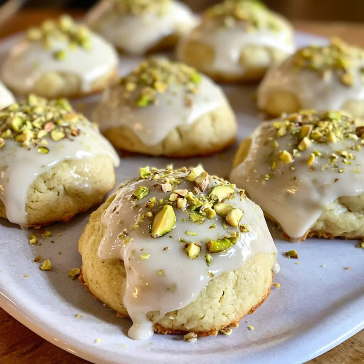 Biscuits à la ricotta et aux pistaches moelleux