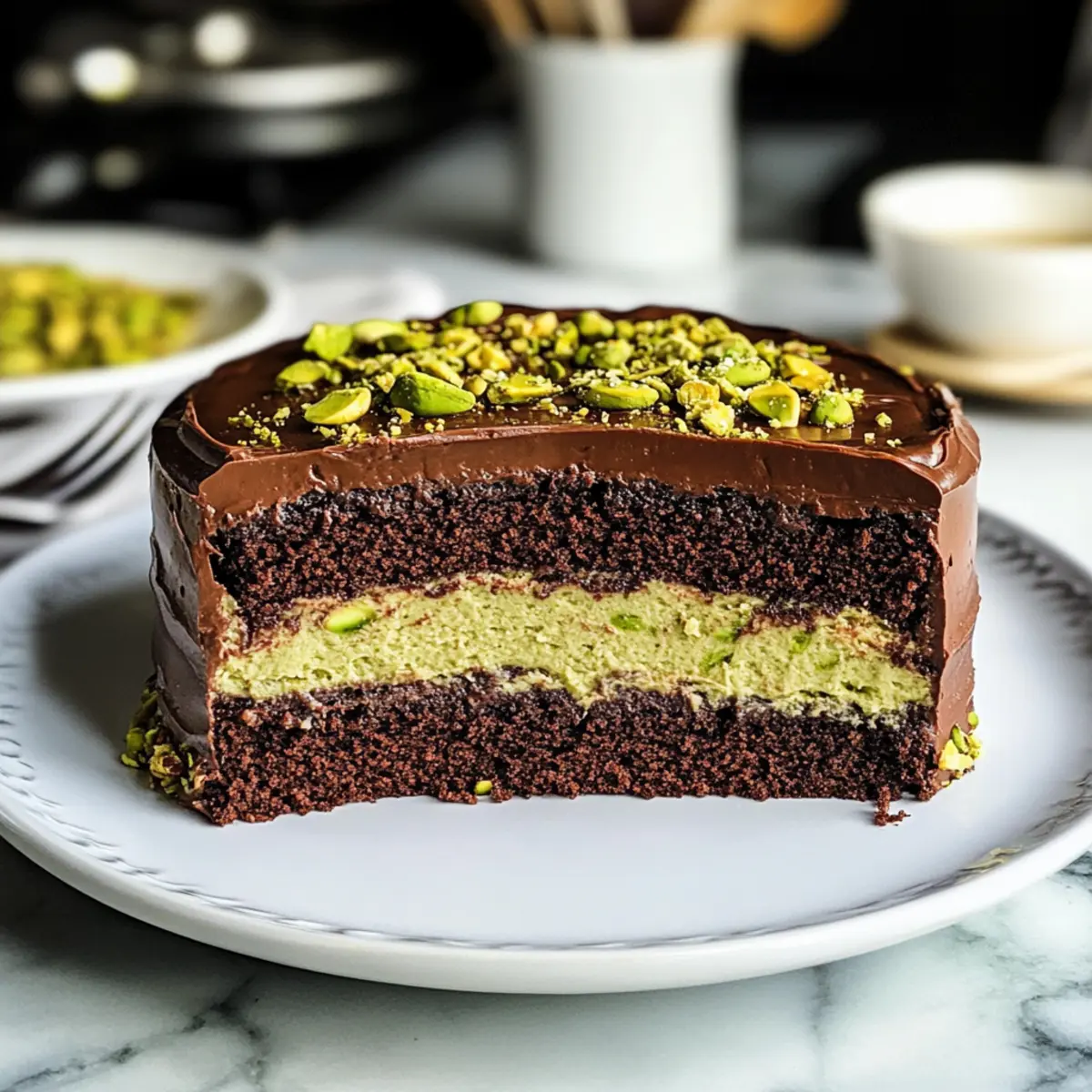 Gâteau au chocolat de Dubaï irrésistible et riche