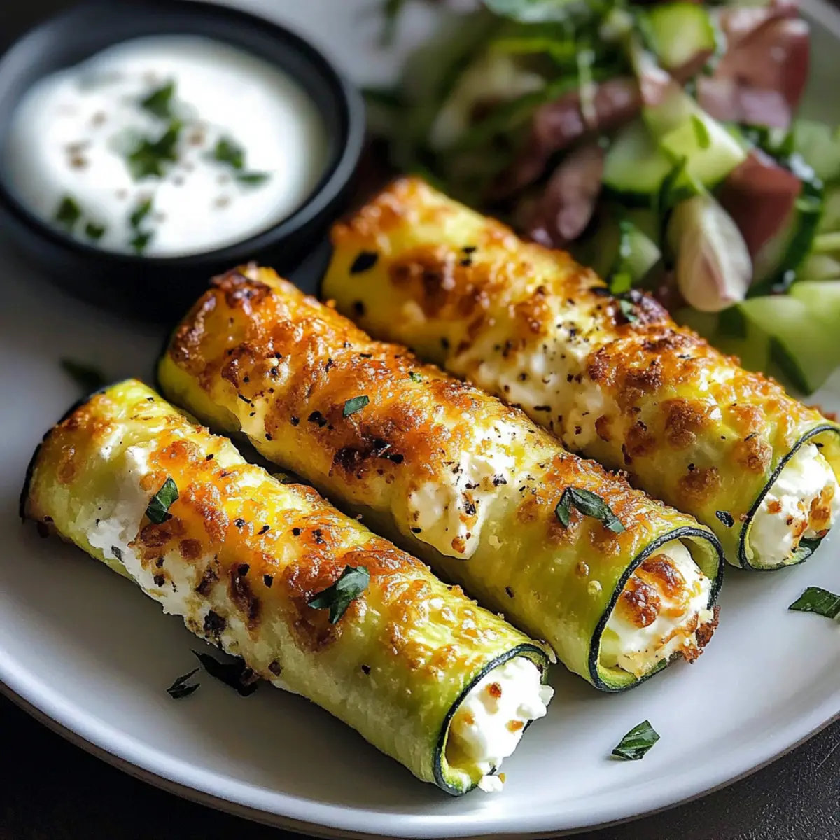 Cigares de Courgettes Croustillants au Fromage Feta