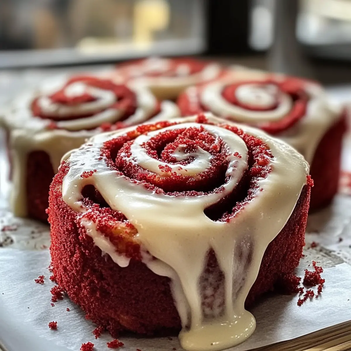 Roules à la cannelle Red Velvet irrésistibles