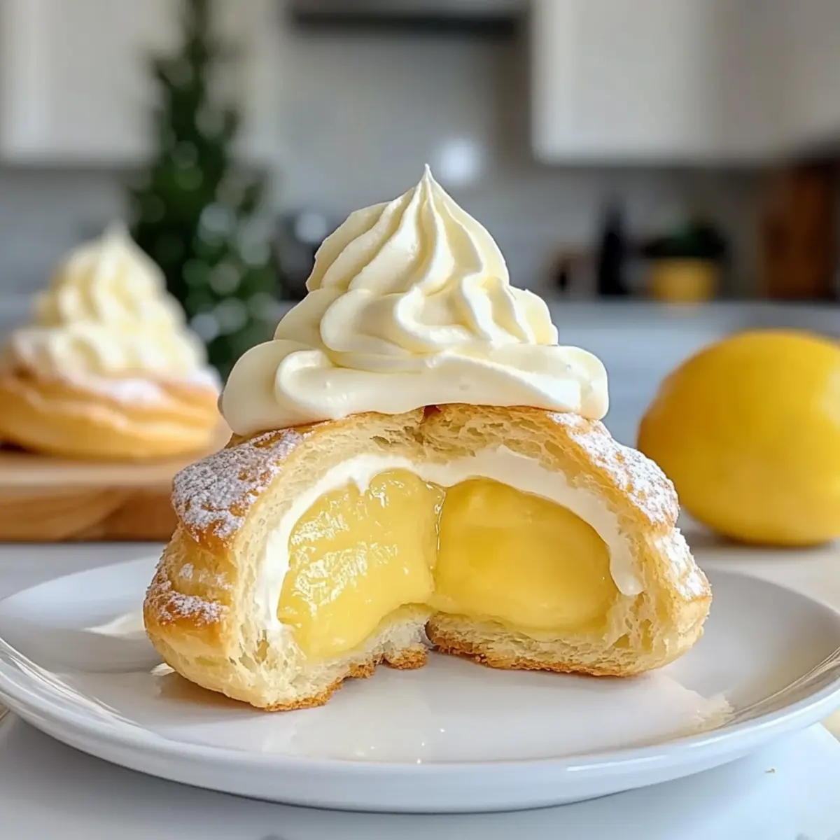 Pâte à choux légère avec crème au citron irrésistible
