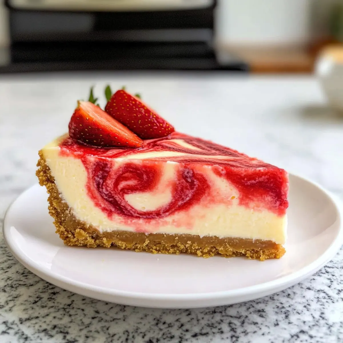 Cheesecake Tourbillon de Fraises Ultra Crémeux