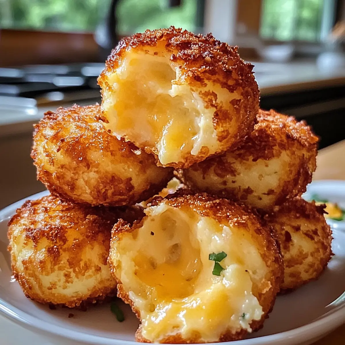 Bouchées de fromage de purée de pommes de terre irrésistibles