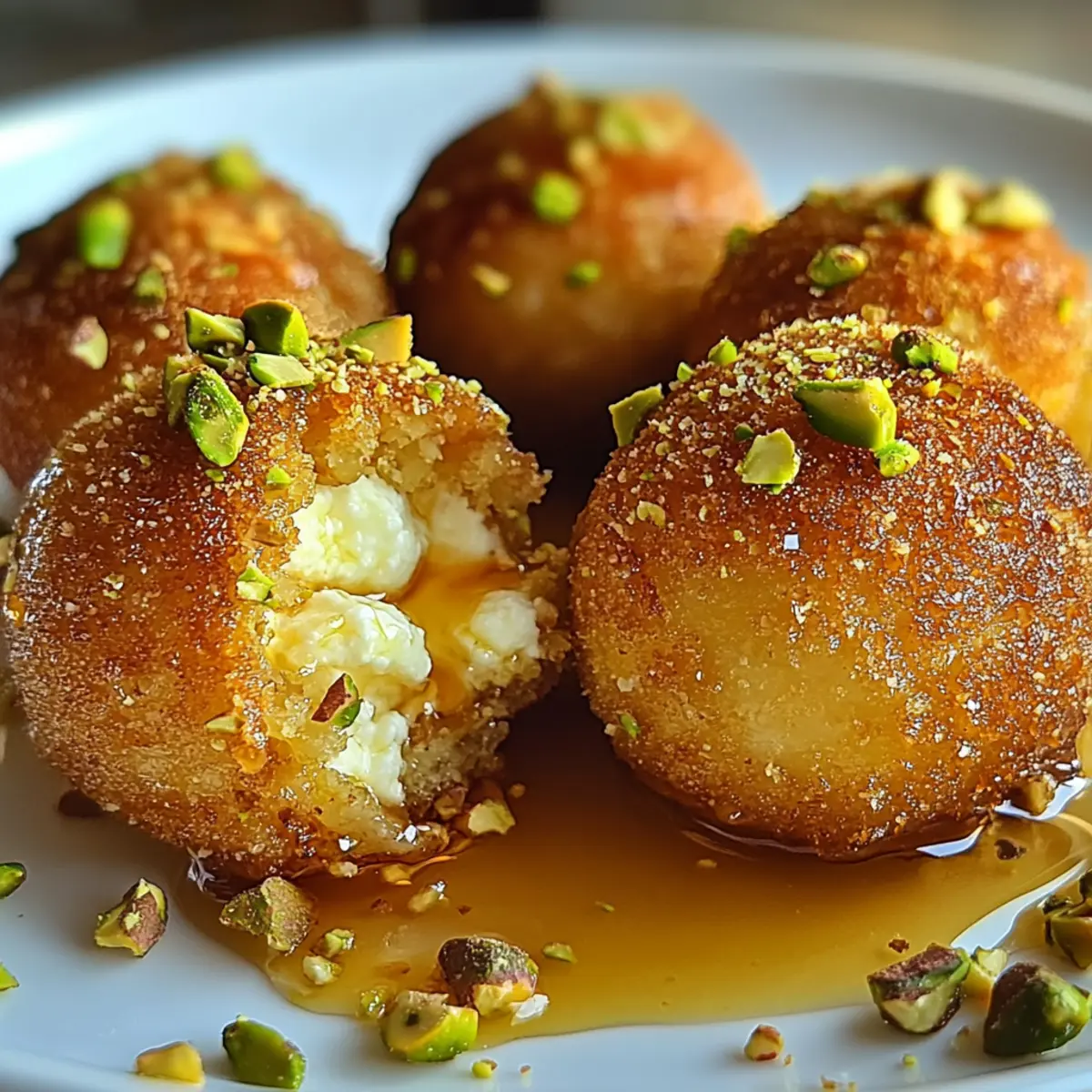 Bouchées de ricotta, pistache et miel irrésistibles