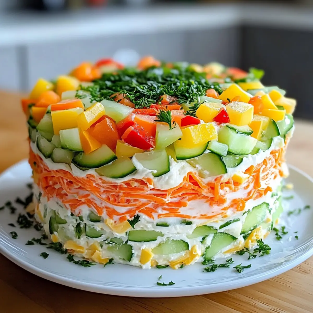 Gâteau de Crudités Ultra Frais : Le Délice Estival