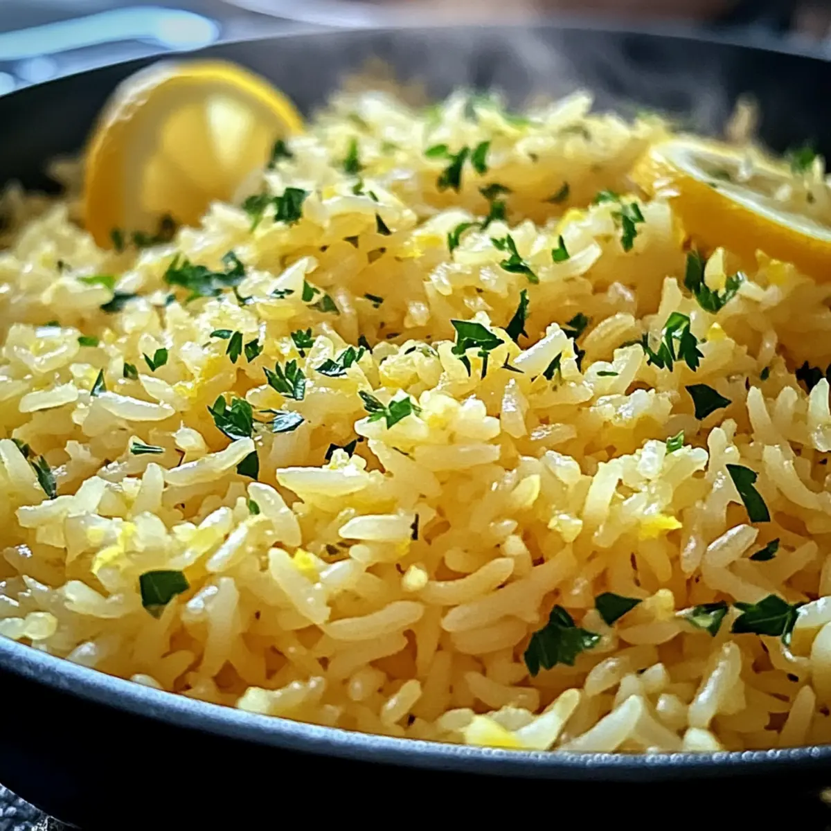 Riz au citron grec léger et parfumé pour toutes les occasions