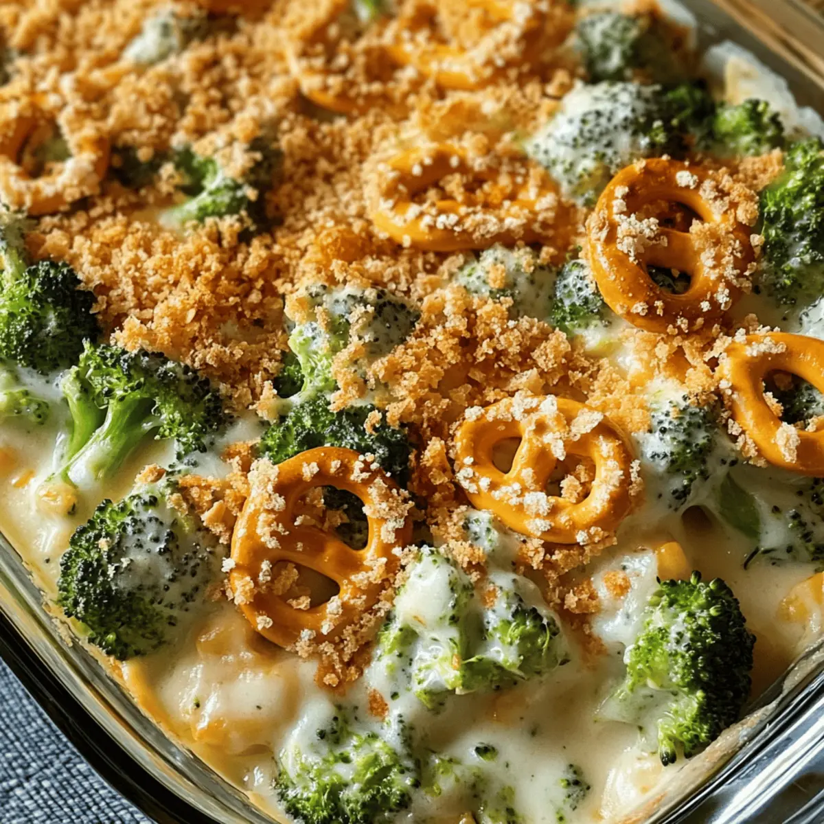 Casserole de Brocoli au Cheddar Crémeux et Réconfortant