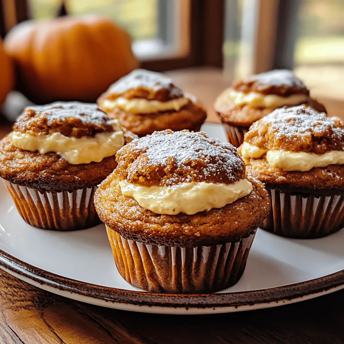 Muffins à la crème de courge délicieusement moelleux