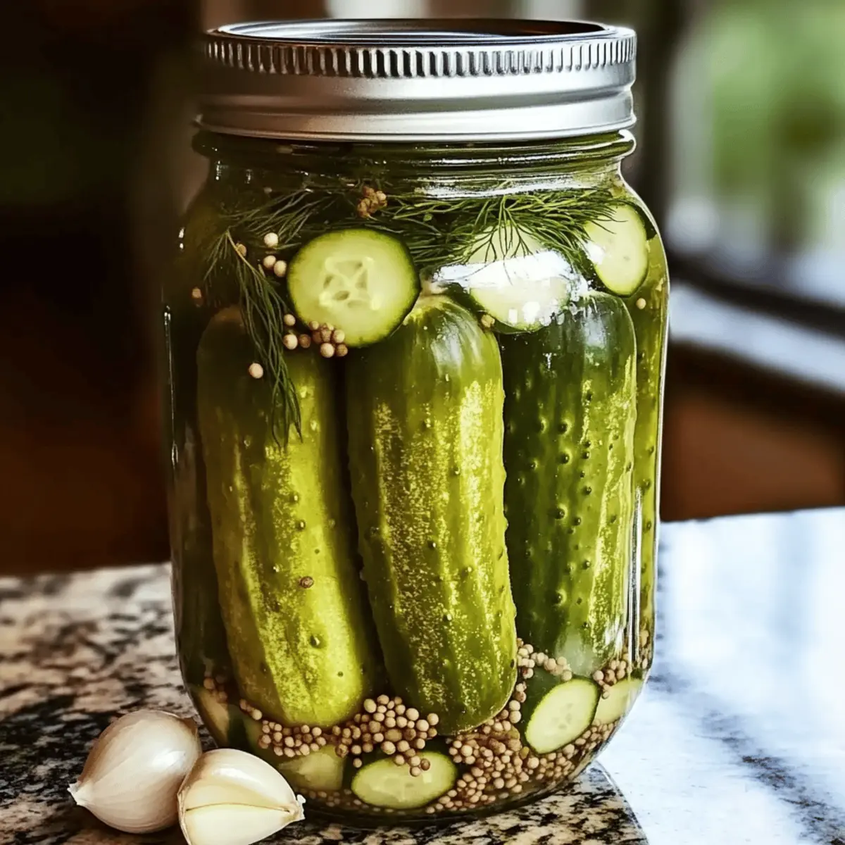 Cornichons en conserve croustillants et savoureux