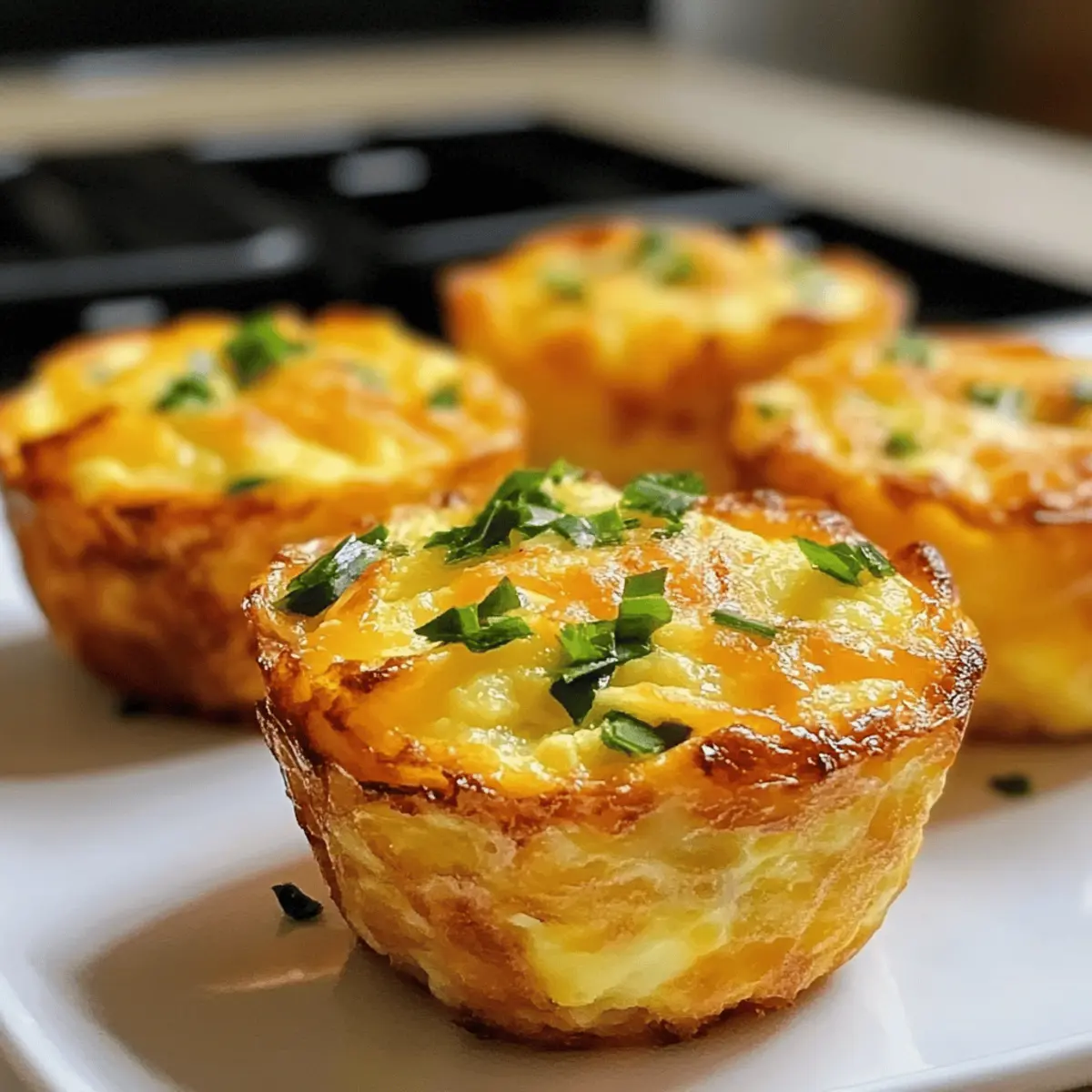 Muffins aux œufs fromagés faciles et savoureux