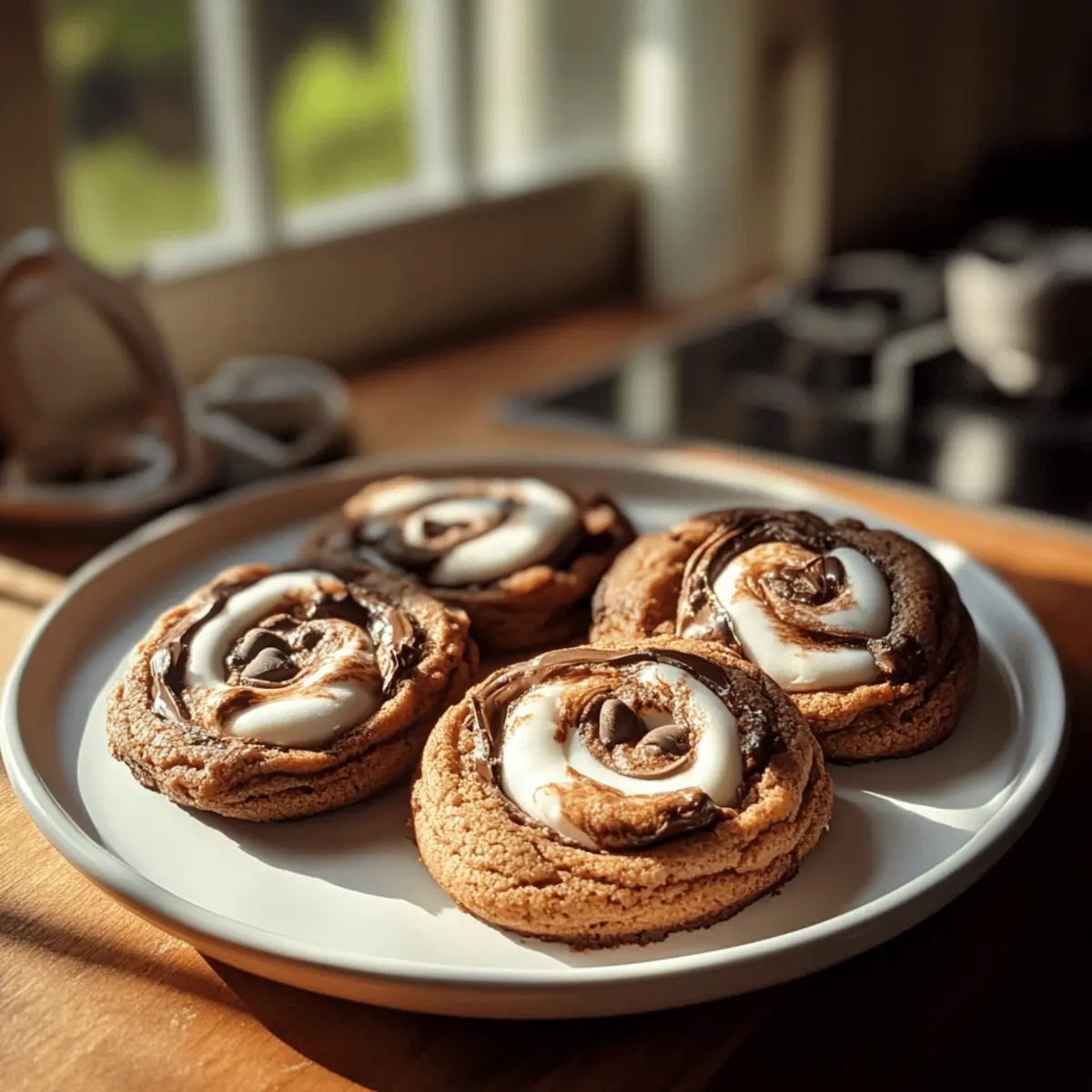 Biscuits Marbrés au Chocolat et aux Guimauves Délicieux