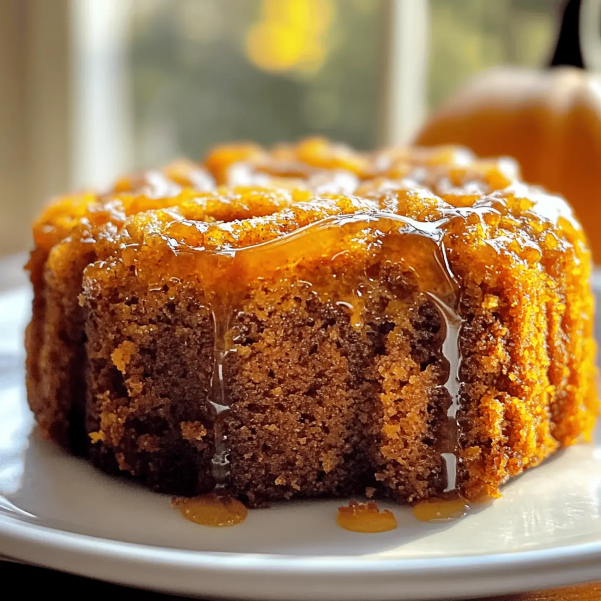 Gâteau au miel de citrouille d'automne irrésistible