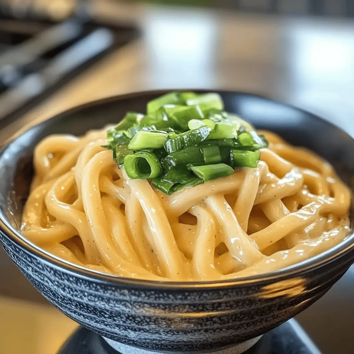 Udon crémeux au miso facile et réconfortant