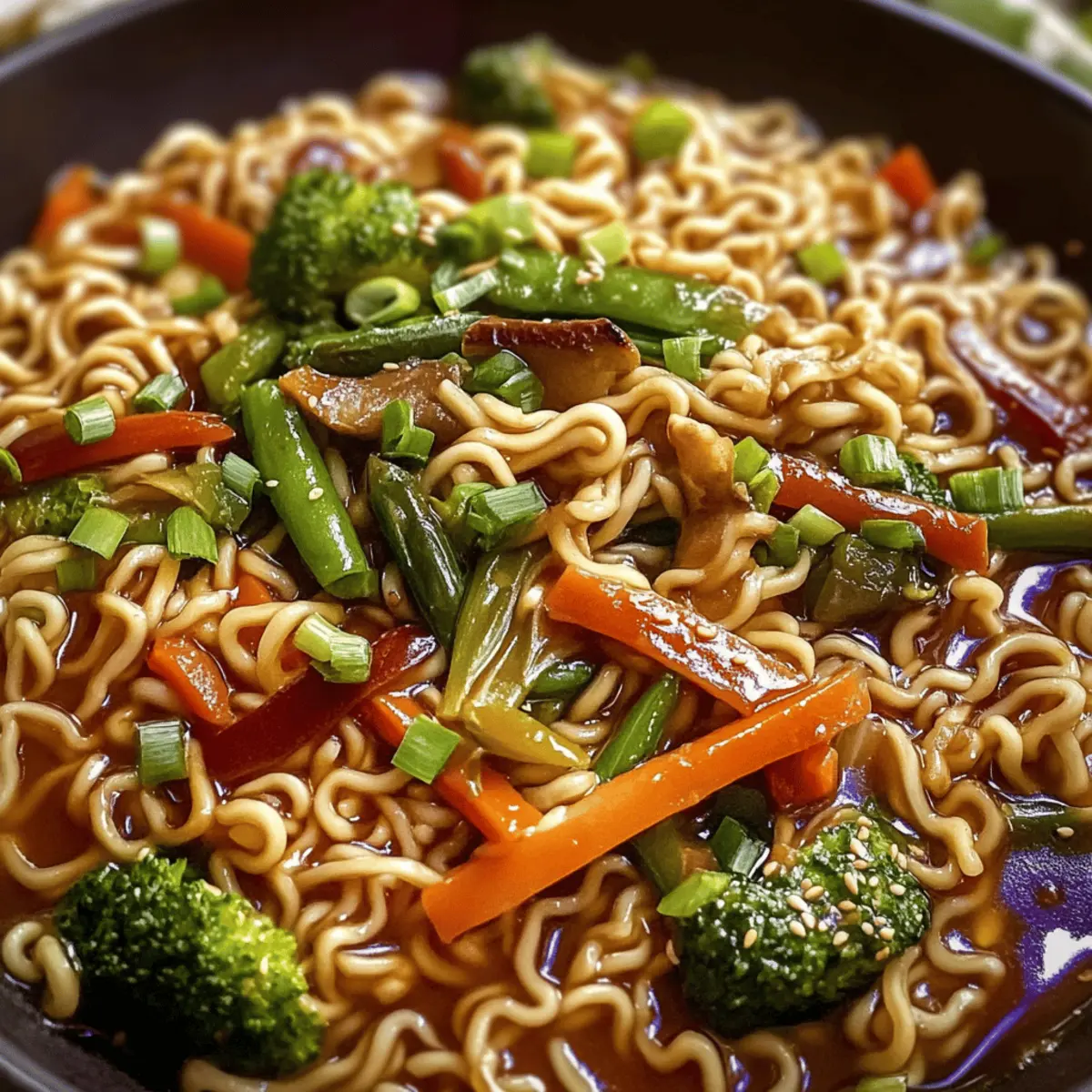Nouilles ramen piquantes véganes en 25 minutes