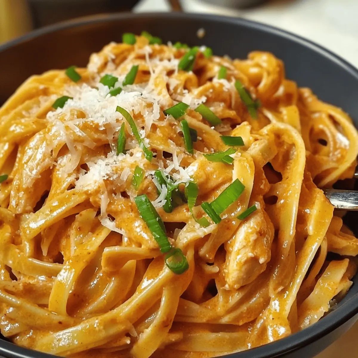 Poulet Alfredo au Gochujang: Une Révélation Épicée