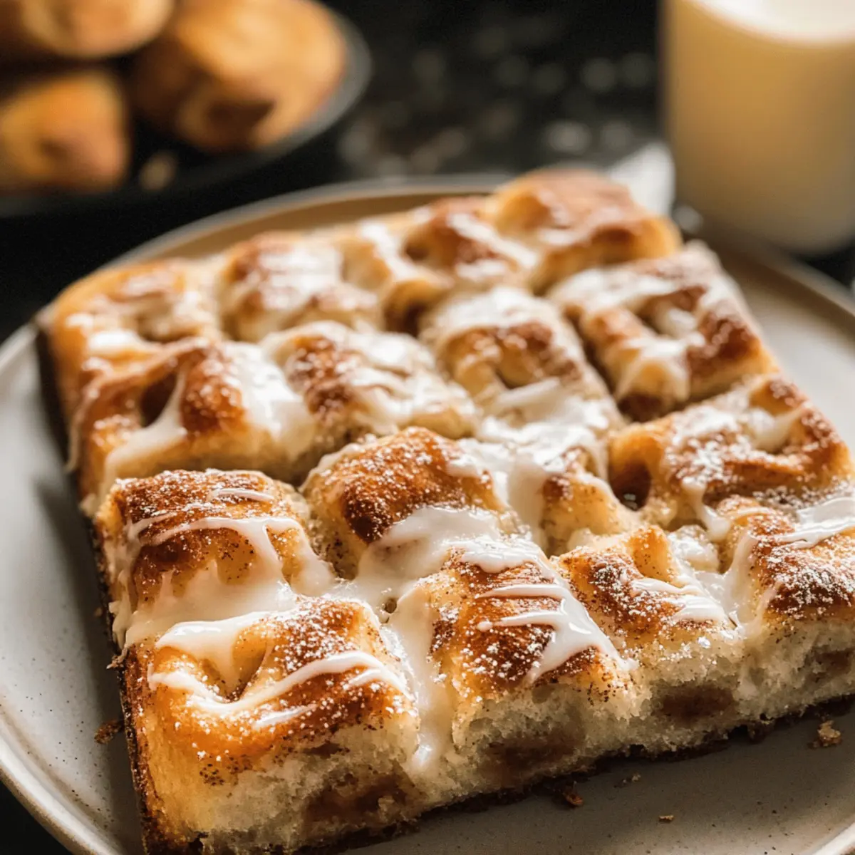 Focaccia à la cannelle simple et délicieuse