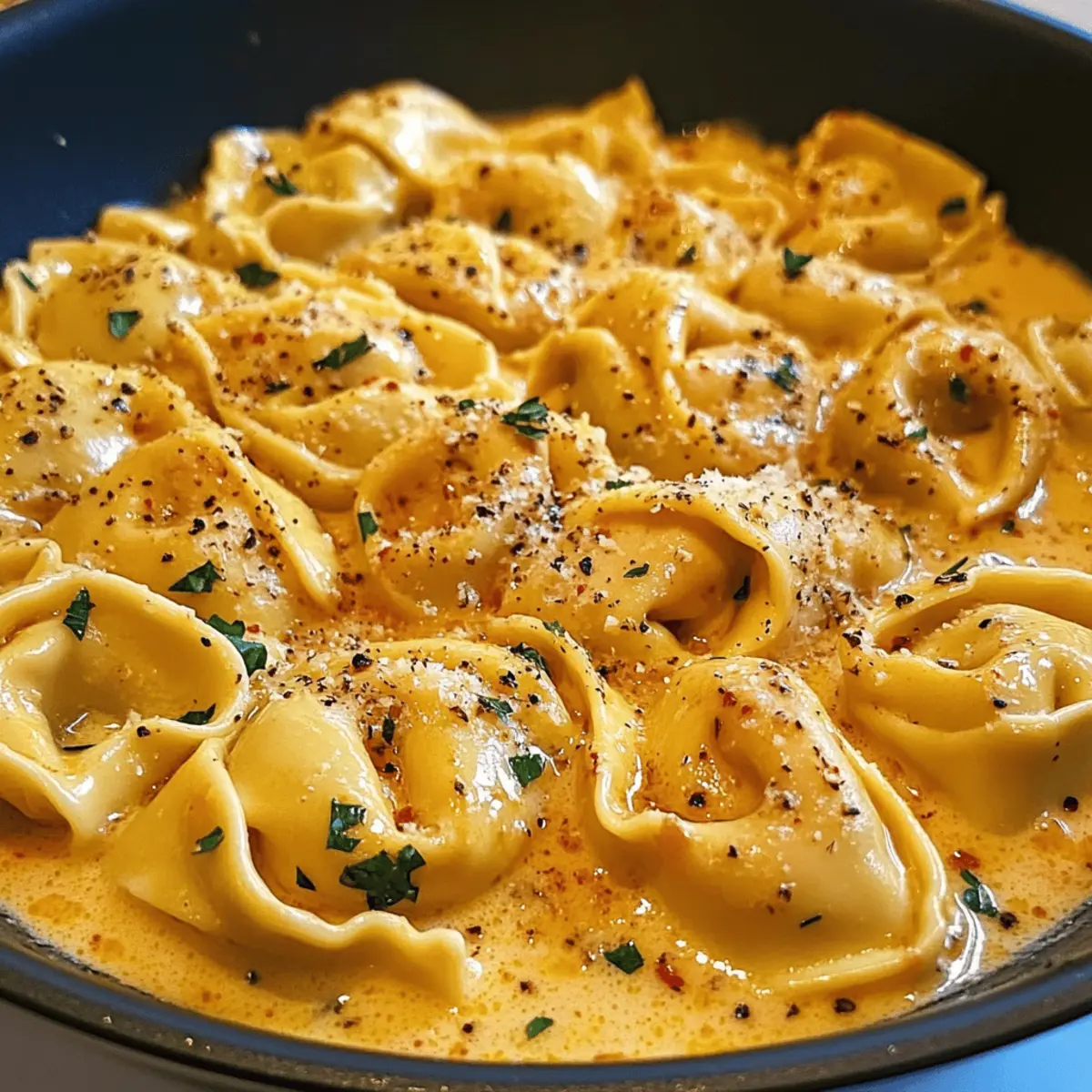Poulet tortellini au beurre à l'ail