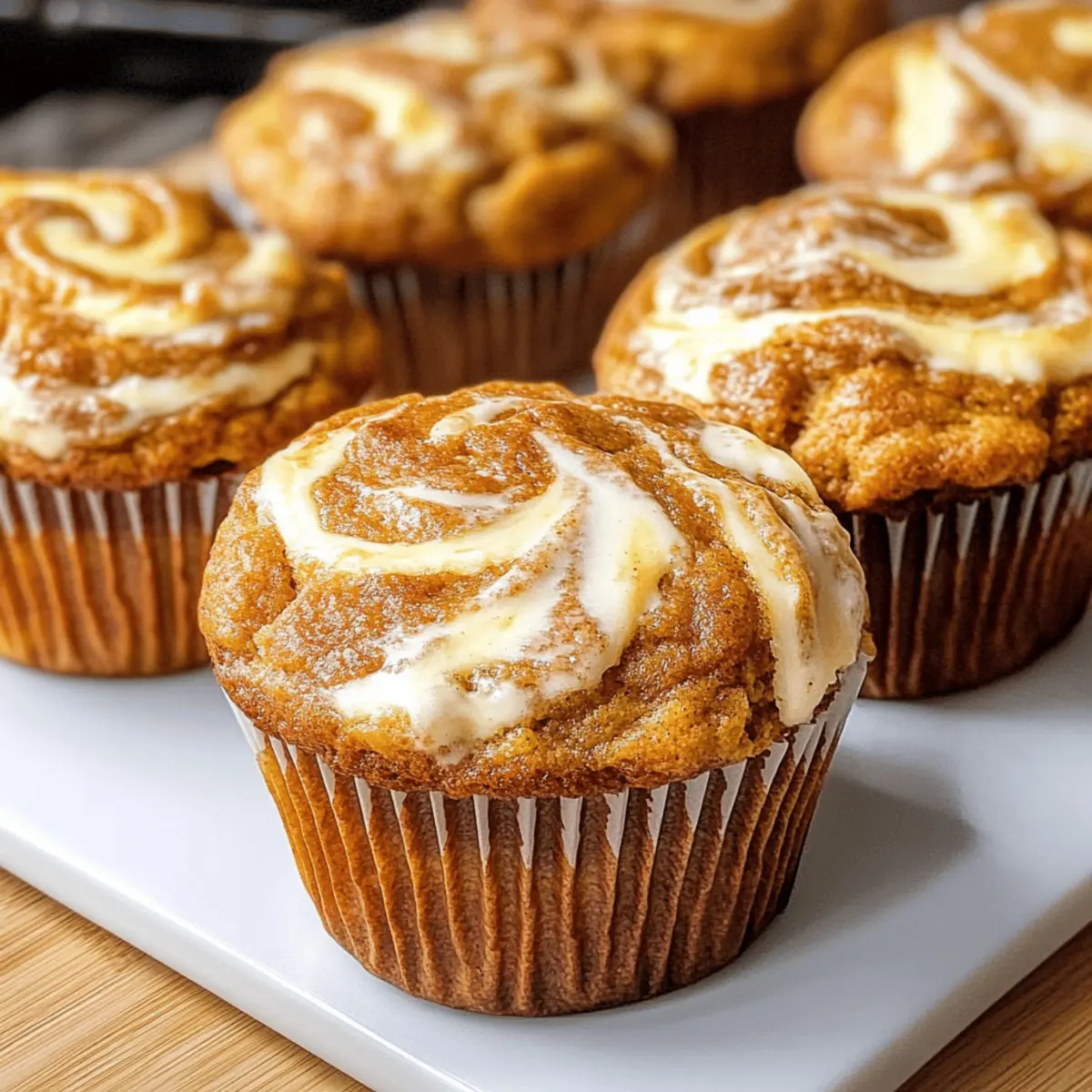 Muffins à la crème de fromage et à la citrouille irrésistibles