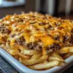 Casserole de Cheeseburger et Frites